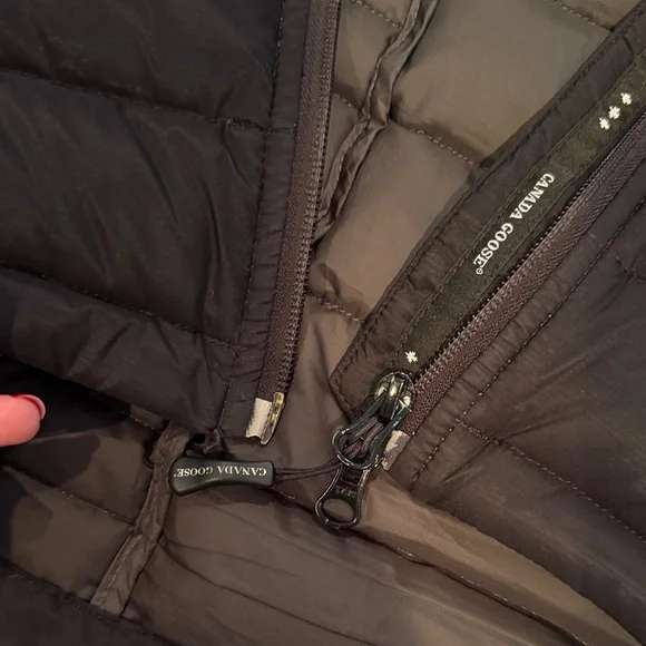 Canada Goose Black Hooded Jacket - Picture 7 of 8